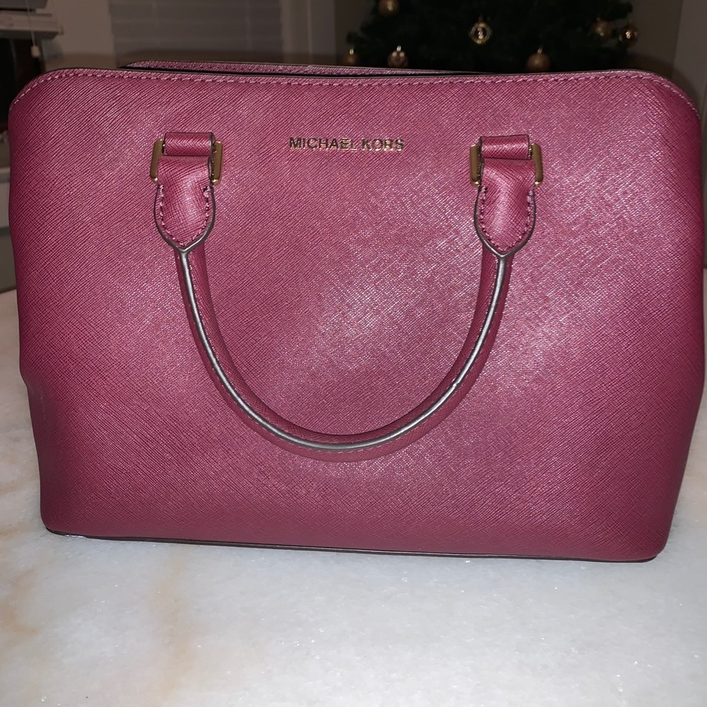 Burgundy Michael Kors Bag